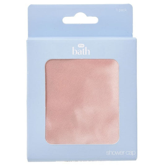 Pharmacy Health Fabric Shower Cap Pink