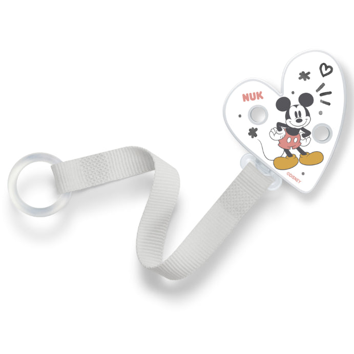 Nuk Dummy Clip and Chain for All Soothers Disney Mickey Mouse 1 Each
