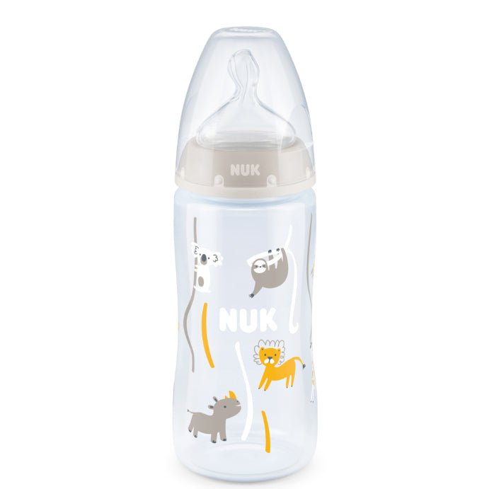 Nuk First Choice+ Baby Bottle Anti-colic Safari 0-6 Months 300ml