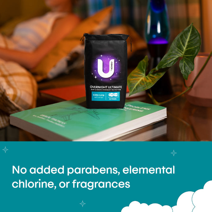 U by Kotex Pad Ultimate Overnight 6pk Z4