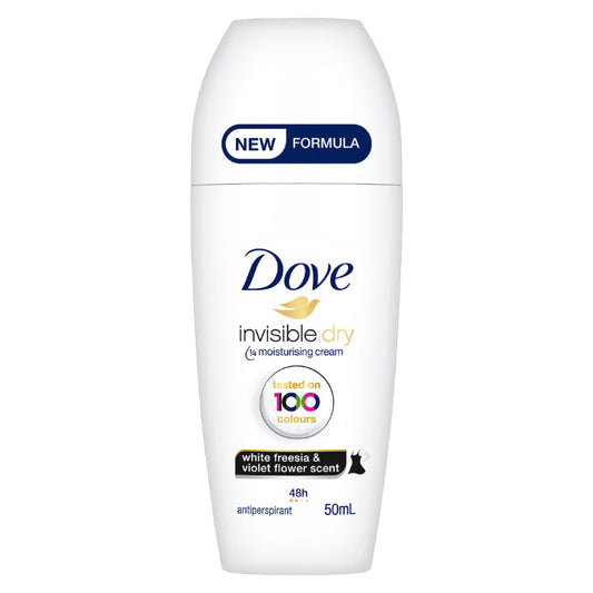 Dove Invisible Dry 48h Antiperspirant White Freesia & Violet Flower 50ml