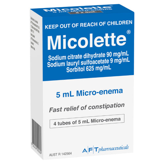 Micolette Tubes Enema 5ml X 4