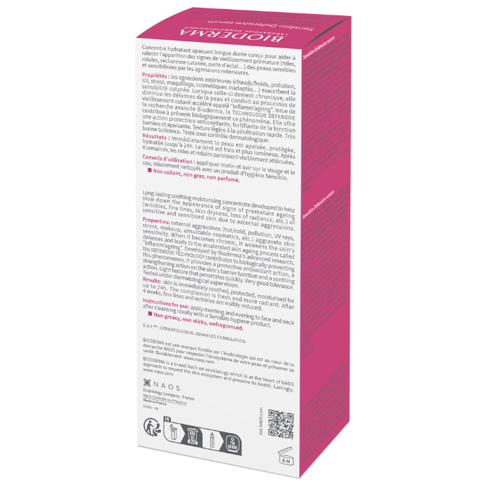 Bioderma Sensibio Soothing Defensive Serum for Sensitive Skin 30ml