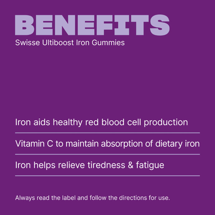 Swisse Ultiboost Iron 50 Gummies