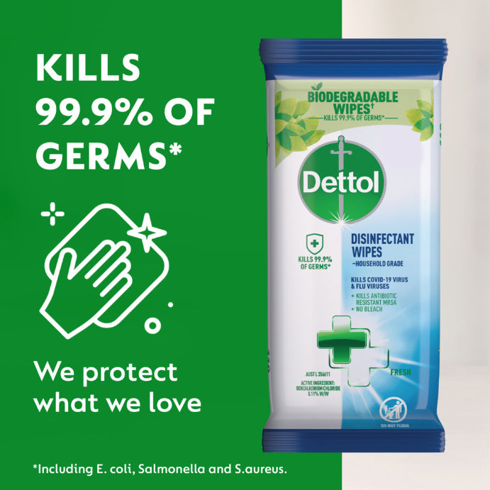 Dettol Disinfectant Wipes 110 Pack