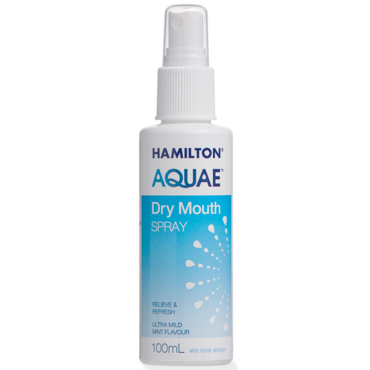 Hamilton Aquae Dry Mouth Spray - 100ml