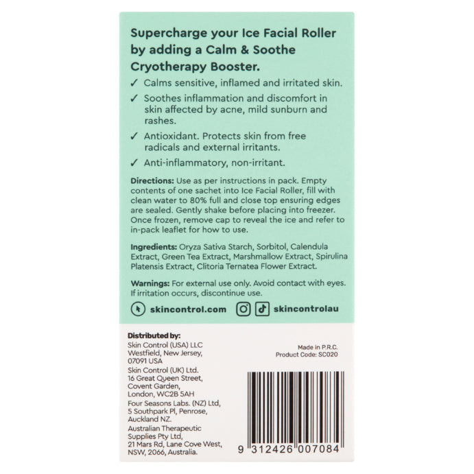 Skin Control Ice Facial Roller Calm & Soothe 6 Pack