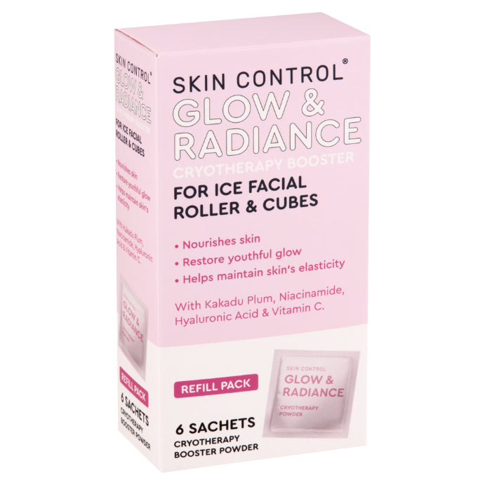 Skin Control Ice Facial Roller Glow & Radiance 6 Sachets