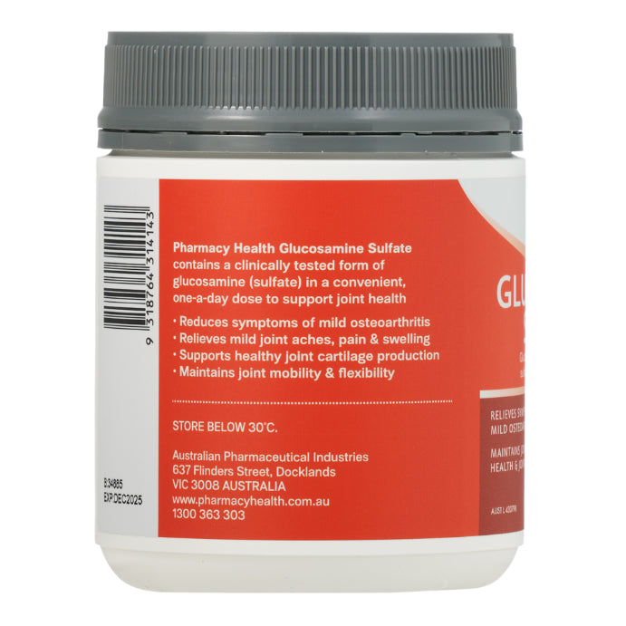 Pharmacy Health Glucosamine Sulfate 180 Tablets