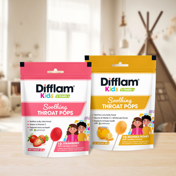Difflam Soothing Throat Pops Manuka Honey 10 pack