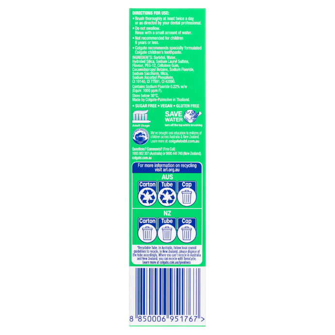 Colgate Max Fresh With Flavour Bursts Fluoride Toothpaste Pine Lime 100g