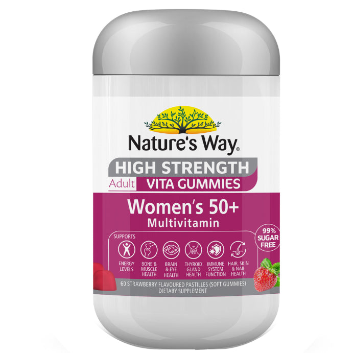 Nature's Way High Strength Adult Vita Gummies Women's 50+ Multivitamin 60 Gummies