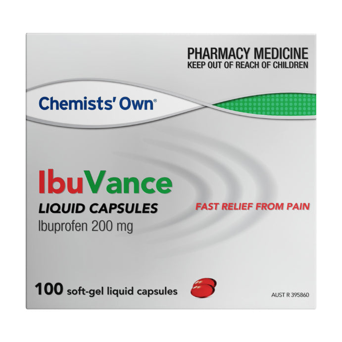 Chemists Own Ibuvance Liquid Capsules 100