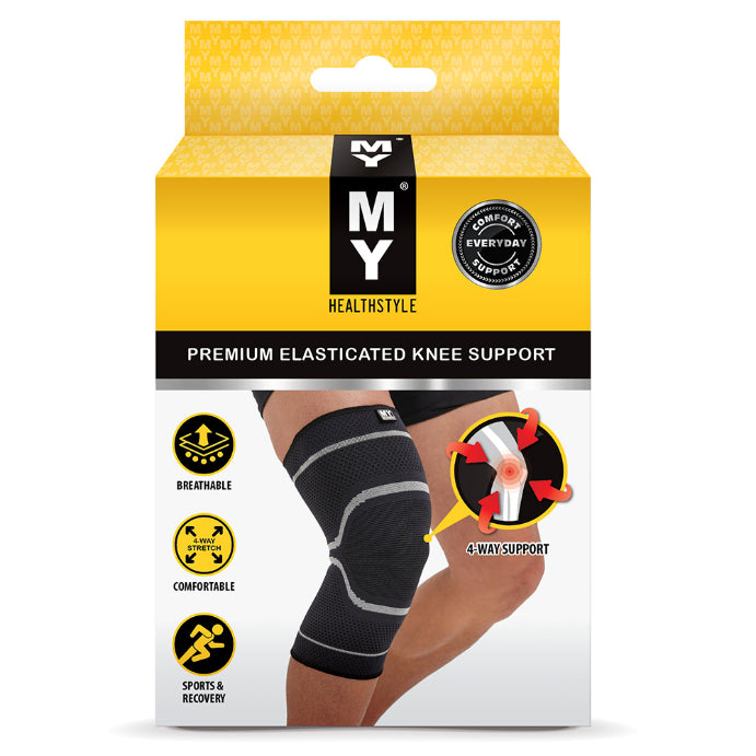 My Premium Elasticated Knee Support Medium 1 Each