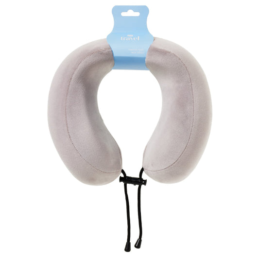 Pharmacy Health Memory Foam Neck Pillow Grey 1 Each