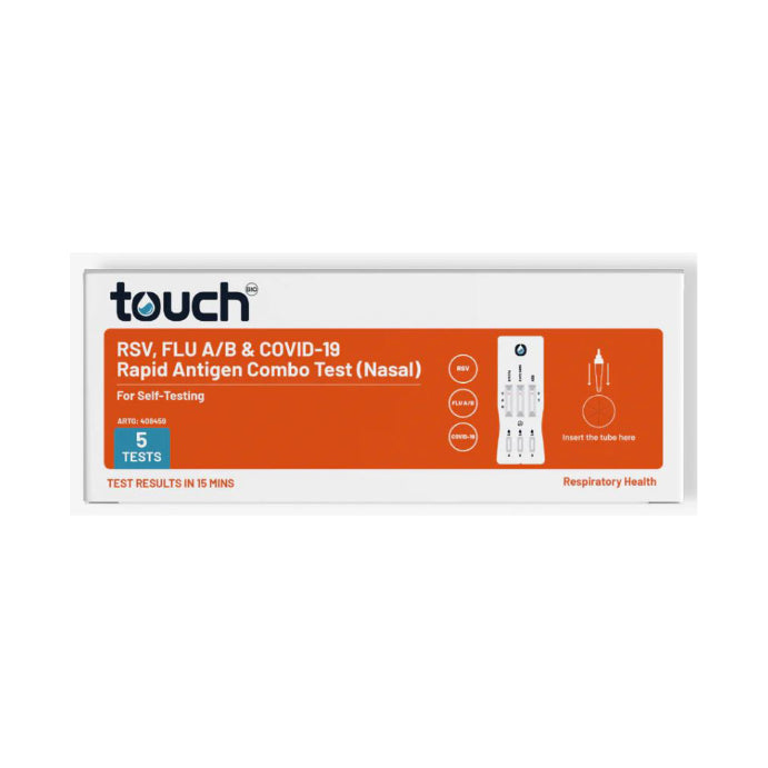 Touchbio Rsv + Covid19 + Flu Test 5 Pack