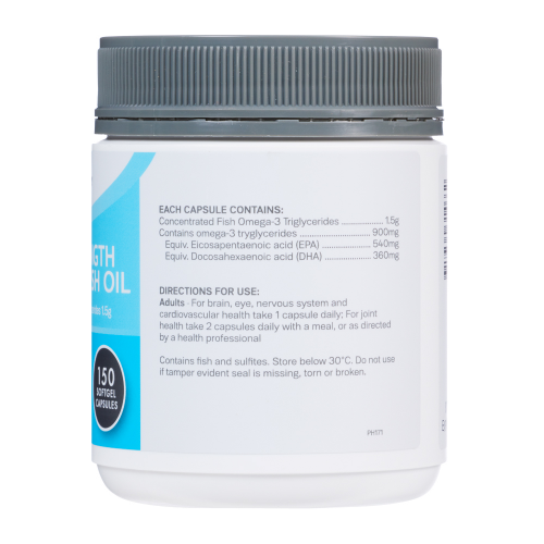 Pharmacy Health ODOURLESS FISH OIL Triple strength 150 CAP