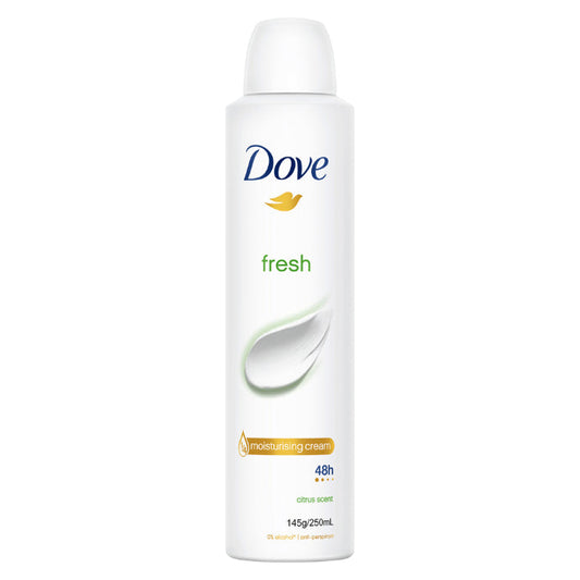 Dove Fresh 48h Anti-perspirant 1/4 Moisturising Cream Citrus Scent 250ml