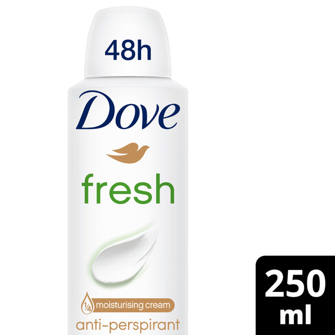 Dove Fresh 48h Anti-perspirant 1/4 Moisturising Cream Citrus Scent 250ml