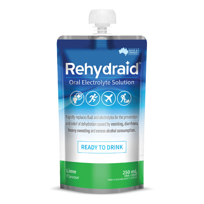 Rehydraid Lime Doypacks 250ml x 6