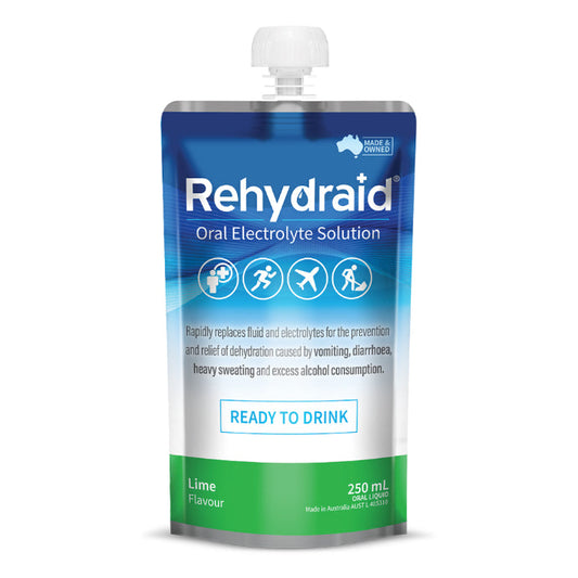 Rehydraid Lime Doypacks 250ml x 6