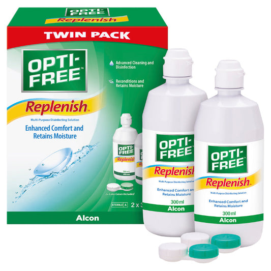 Opti-free Replenish Twin Pack 2 X 300ml