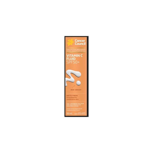 Cancer Council Vitamin C Fluid Spf50+ 50Ml