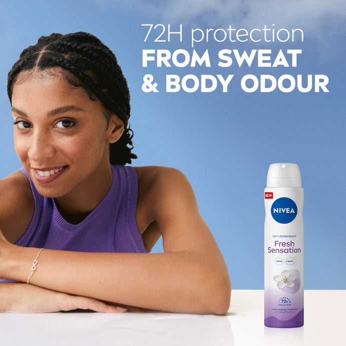 Nivea Fresh Sensation Aerosol Deodorant 250ml
