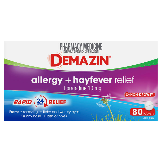 Demazin Allergy & Hayfever 80 Tablets