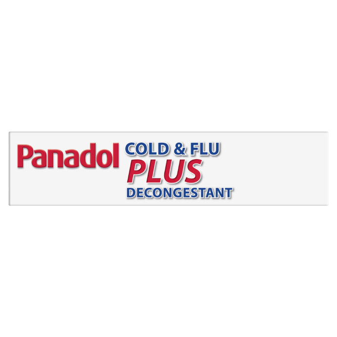 Panadol Cap Cold Flu & Decongestion 500mg 16 Pack