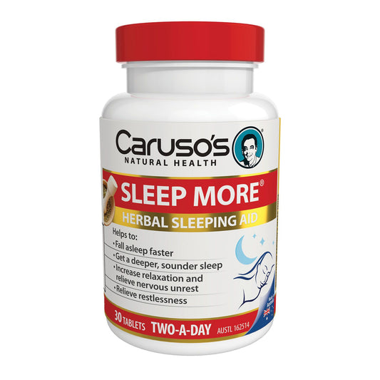 Caruso's Natural Health Sleep More 30 Tablets