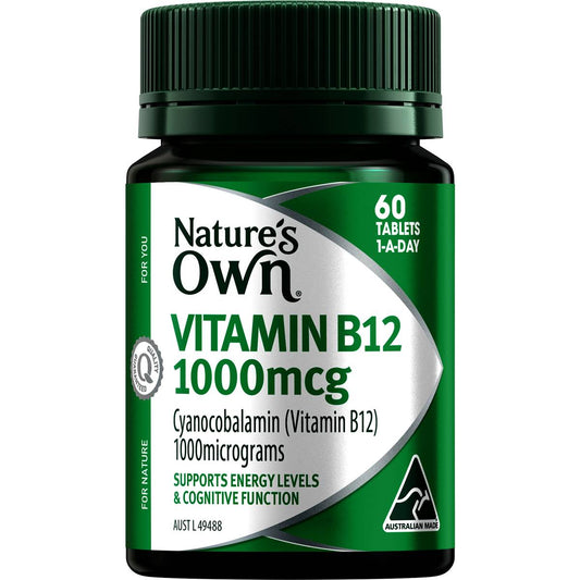 Nature’s Own Vitamin B12 1000mcg 60 Tablets