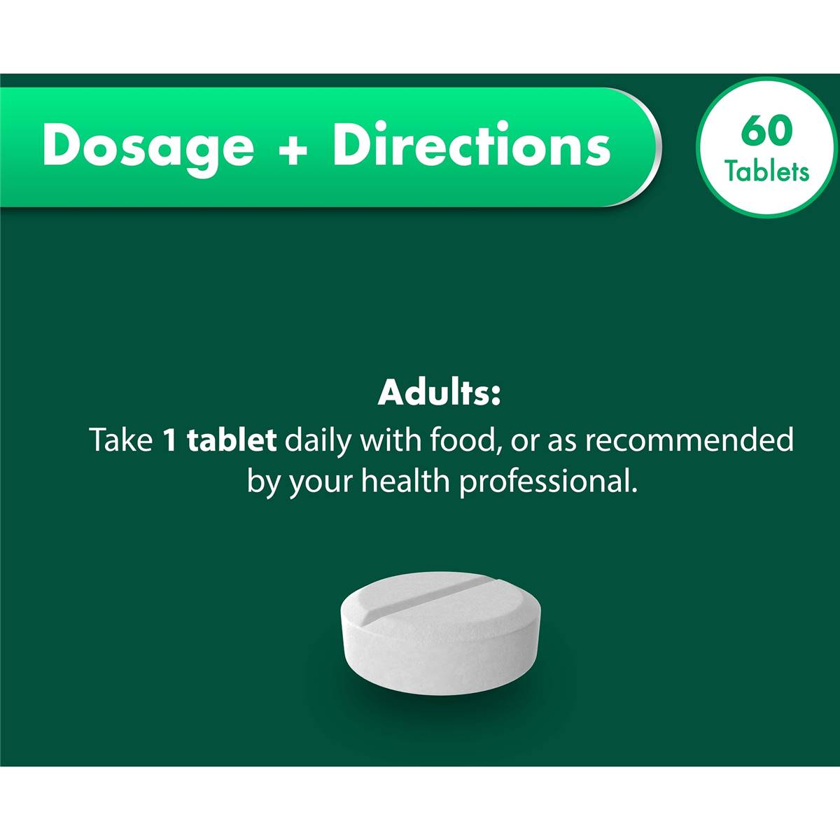 Nature’s Own Vitamin B12 1000mcg 60 Tablets