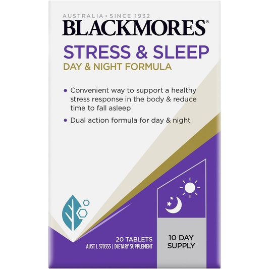 Blackmores Stress and Sleep Day and Night Formula 20