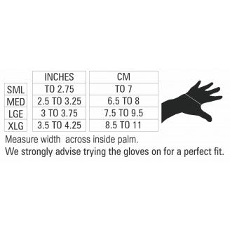 Body Assist Shock Absorbing Leather Half Gloves (Pair)