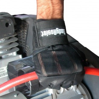 Body Assist Shock Absorbing Leather Half Gloves (Pair)