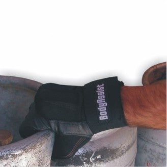 Body Assist Shock Absorbing Leather Half Gloves (Pair)
