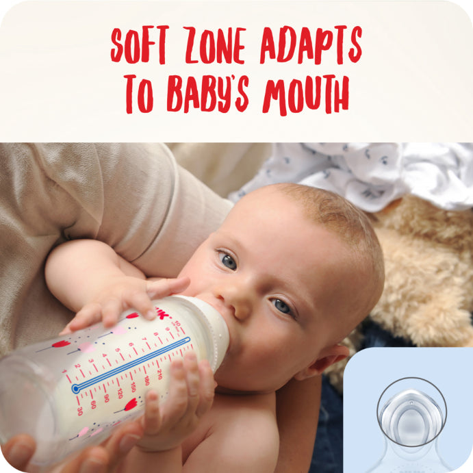 Nuk First Choice+ Baby Bottle Teats 0-6 Months Small Feed Hole Anti-colic Bpa-free Silicone 2 Pack