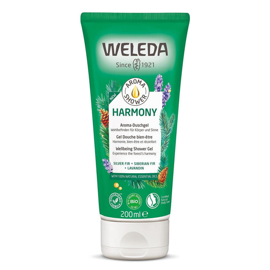 WELEDA Aroma Shower - Gel - Harmony Silver Fir, Siberian Fir & Lavandin 200ml