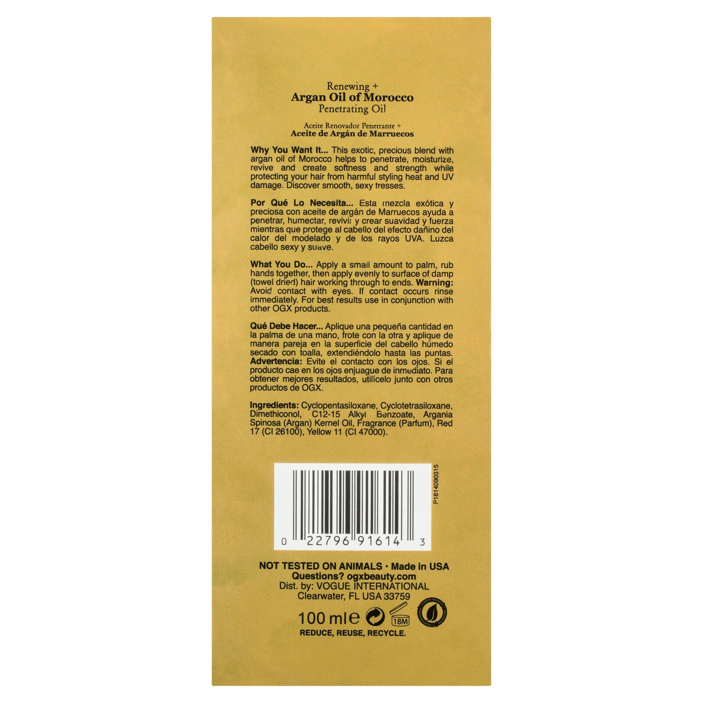 OGX Argan Oil of Morocco Penetrating Oil 100mL