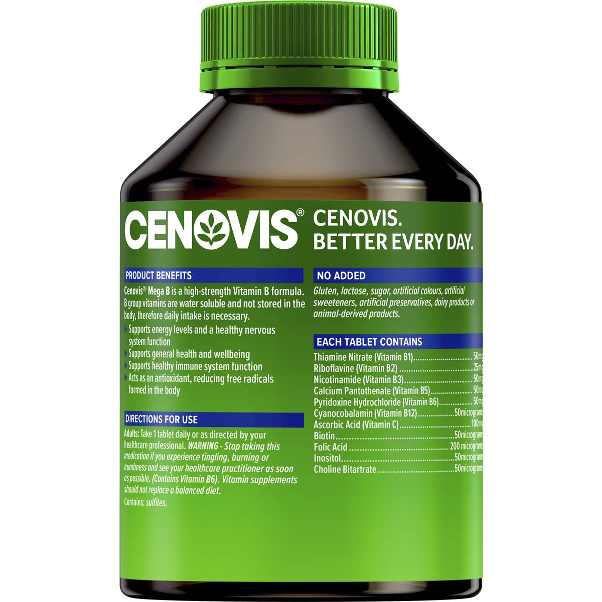Cenovis Mega B 200 Tablets