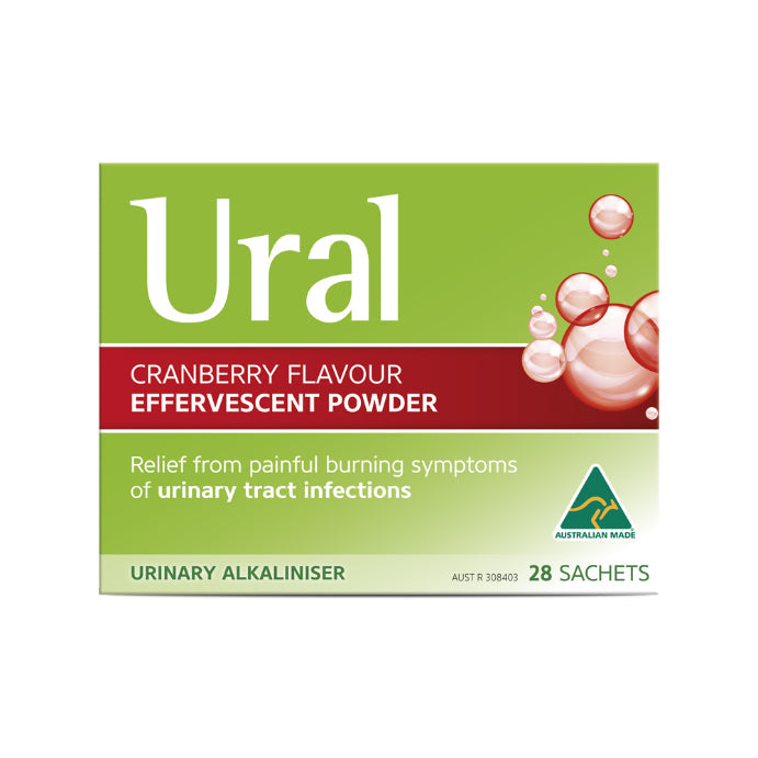 Ural Cranberry Effervescent 28 Sachets Pack