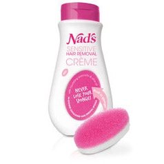 Nads Sensitive Hair Removal Cream 300ml Sponge Included