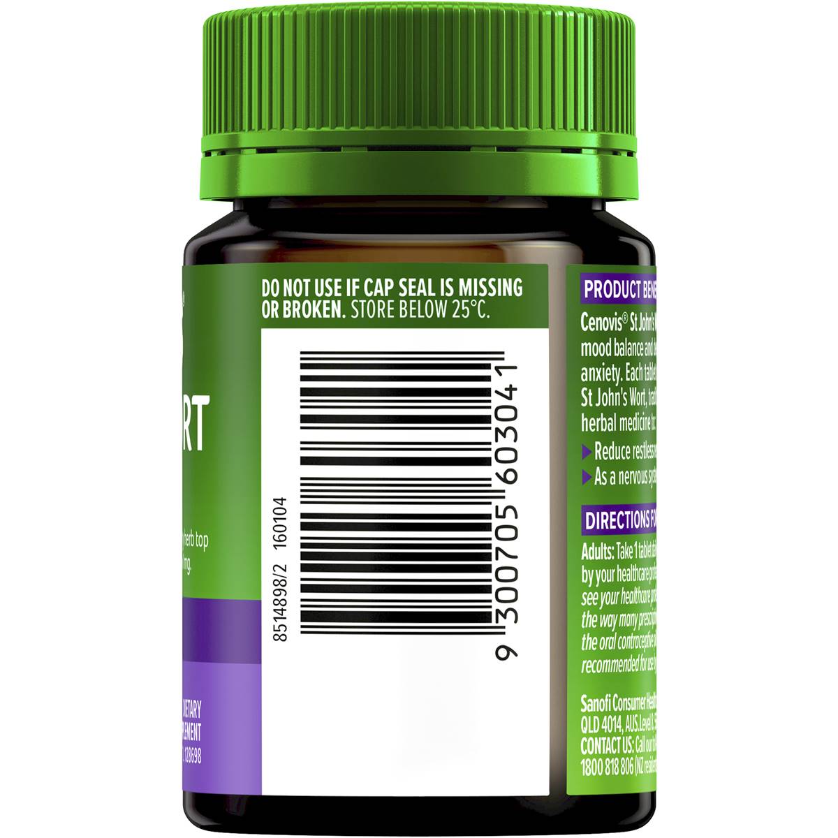 Cenovis St John's Wort 60 Tablets