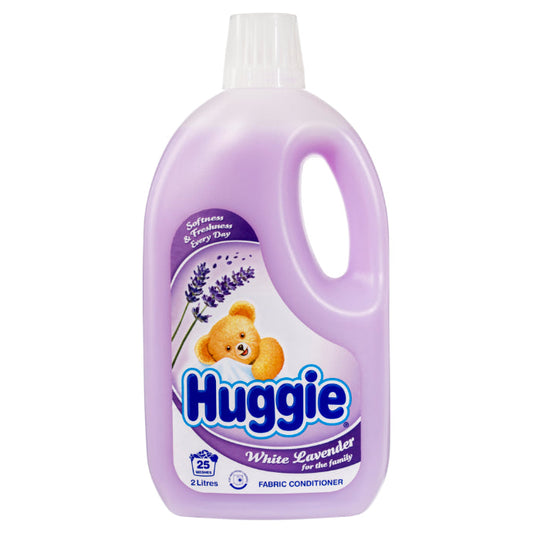 Huggie White Lavender Fabric Conditioner 2 Litre
