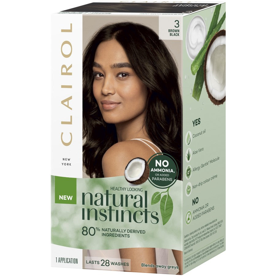CLAIROL Natural Instincts 3 Brown Black