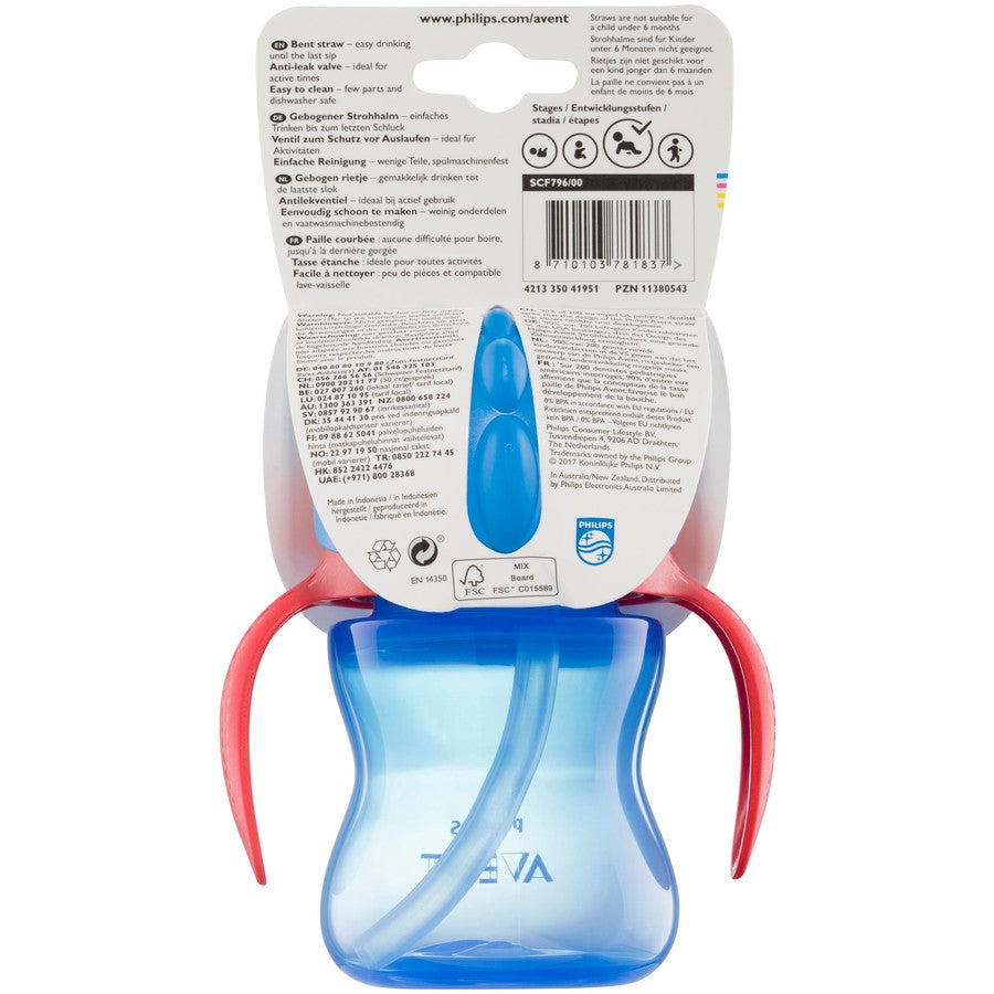 Avent Bendy Straw Cup With Handles 200ml