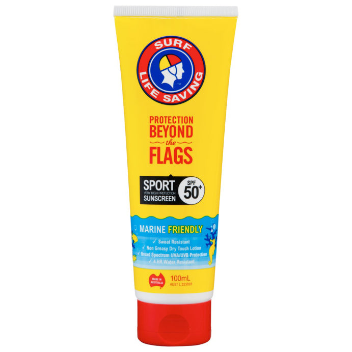Surf Life Saving Australia Sport Sunscreen Spf 50+ 100ml