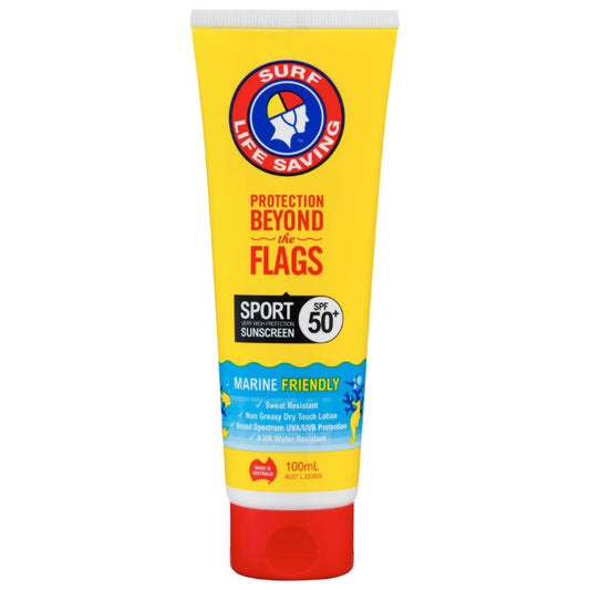 Surf Life Saving Australia Sport Sunscreen Spf 50+ 100ml
