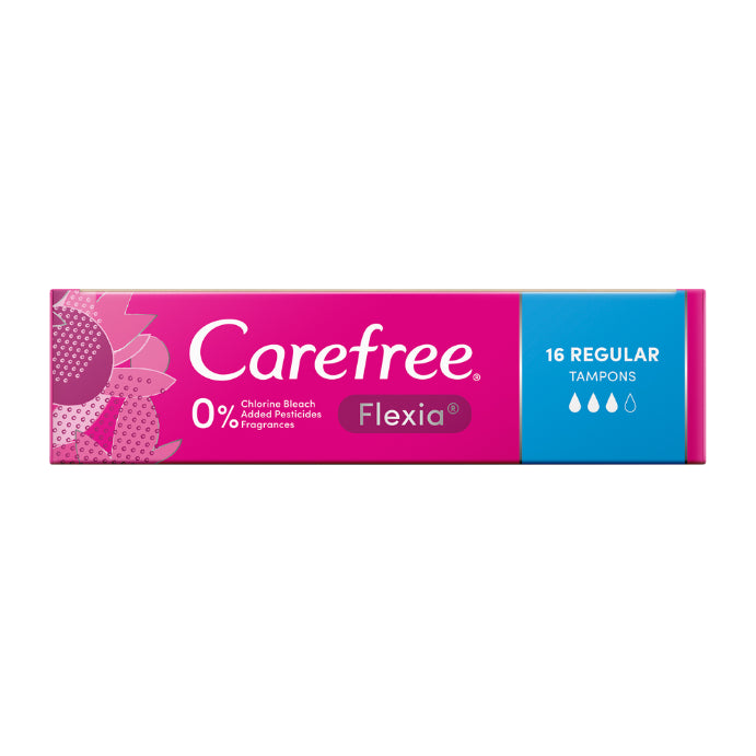 Carefree Tampons Flexia Regular 16 Pack